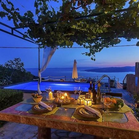 Holiday Home Marta With Heated Pool,Grill,Sea View Bast Экстерьер фото